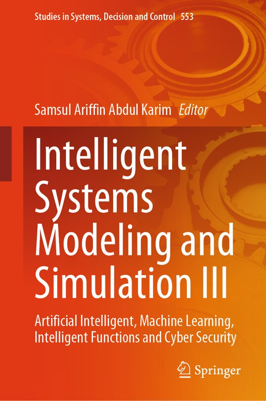 Couverture_Intelligent Systems Modeling and Simulation III