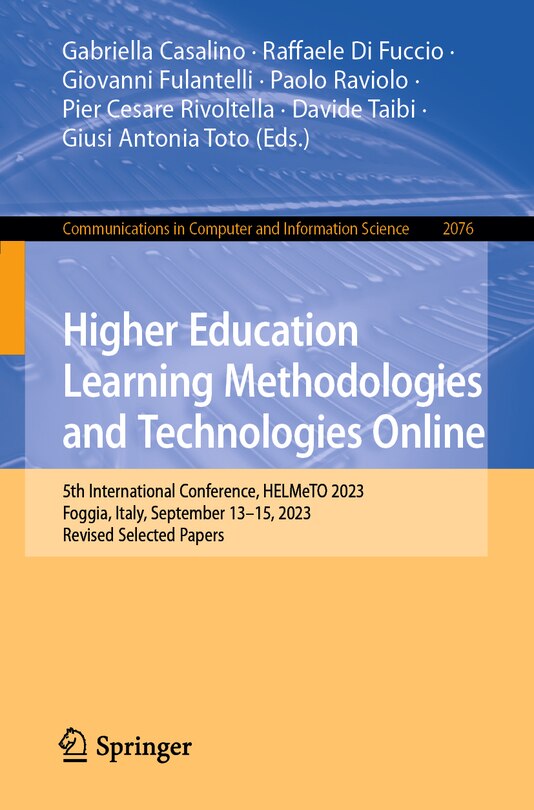 Front cover_Higher Education Learning Methodologies and Technologies Online