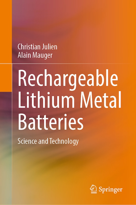 Front cover_Rechargeable Lithium Metal Batteries