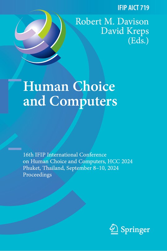 Front cover_Human Choice and Computers