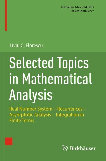 Couverture_Selected Topics in Mathematical Analysis