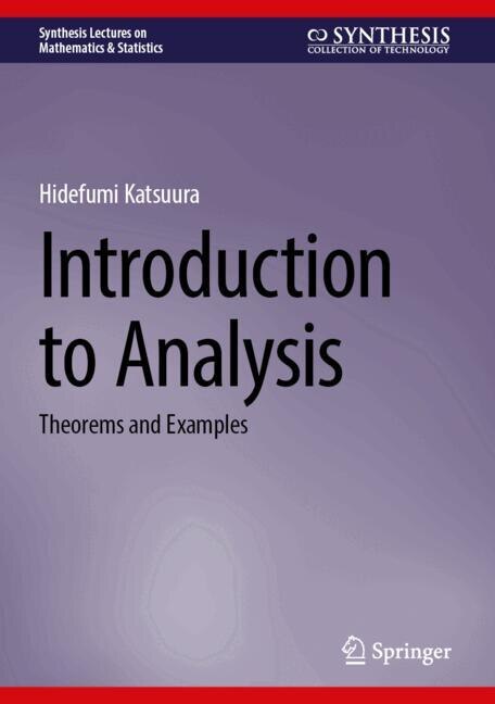 Front cover_Introduction to Analysis