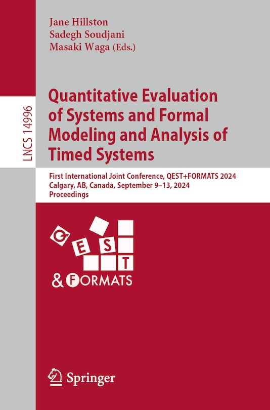 Couverture_Quantitative Evaluation of Systems and Formal Modeling and Analysis of Timed Systems