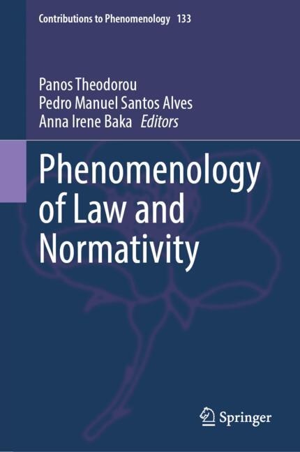 Couverture_Phenomenology of Law and Normativity
