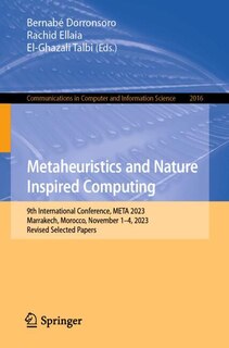 Front cover_Metaheuristics and Nature Inspired Computing