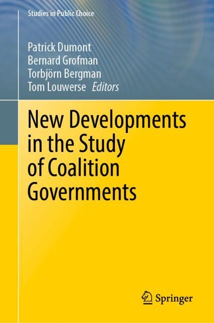 Front cover_New Developments in the Study of Coalition Governments