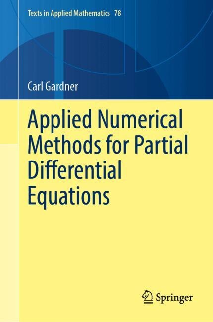 Couverture_Applied Numerical Methods for Partial Differential Equations