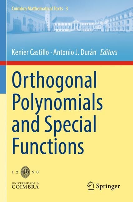Front cover_Orthogonal Polynomials and Special Functions