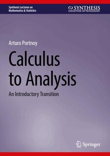 Front cover_Calculus to Analysis