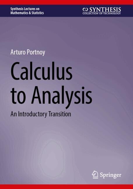 Front cover_Calculus to Analysis