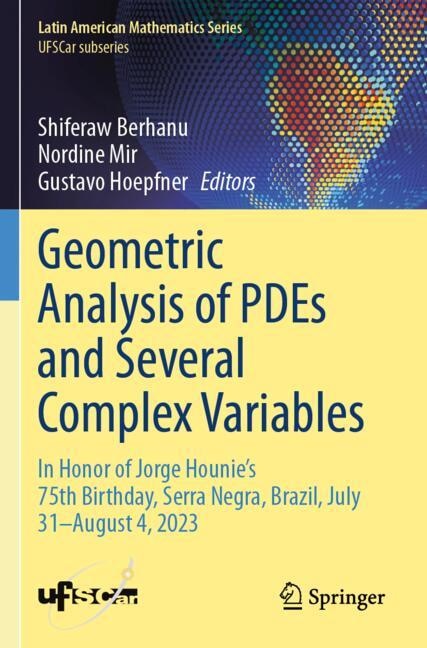Couverture_Geometric Analysis of PDEs and Several Complex Variables