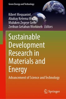 Couverture_Sustainable Development Research in Materials and Energy