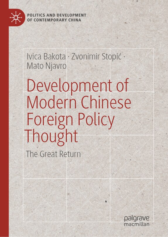 Front cover_Development of Modern Chinese Foreign Policy Thought