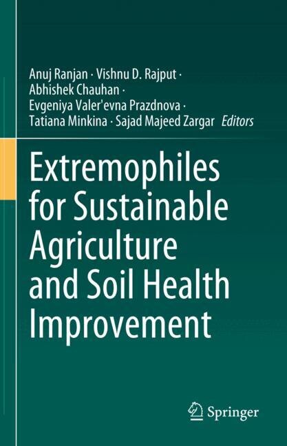 Front cover_Extremophiles for Sustainable Agriculture and Soil Health Improvement