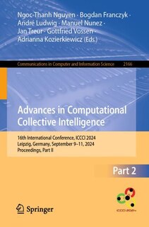 Front cover_Advances in Computational Collective Intelligence