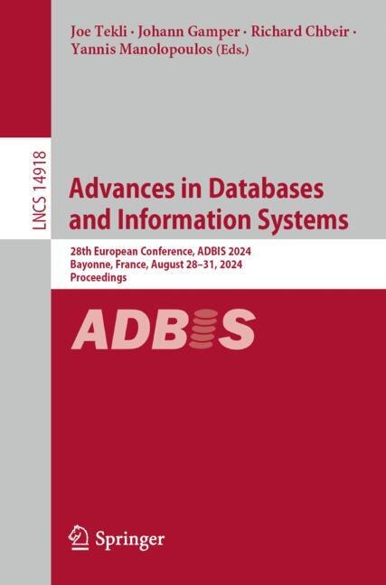 Front cover_Advances in Databases and Information Systems
