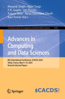 Couverture_Advances in Computing and Data Sciences