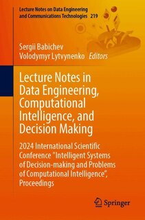 Front cover_Lecture Notes in Data Engineering, Computational Intelligence, and Decision-Making, Volume 1
