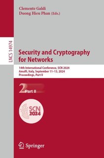 Couverture_Security and Cryptography for Networks