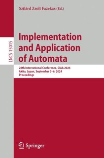 Front cover_Implementation and Application of Automata