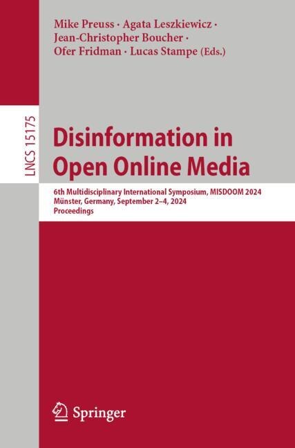 Front cover_Disinformation in Open Online Media