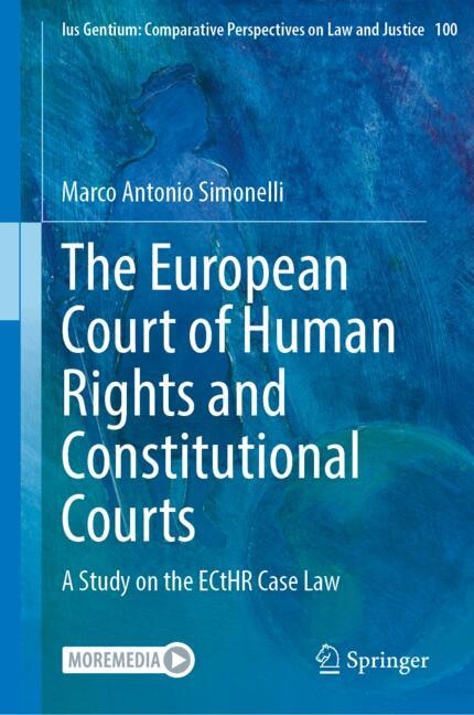Couverture_The European Court of Human Rights and Constitutional Courts
