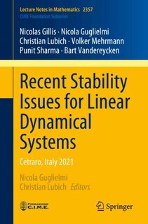 Front cover_Recent Stability Issues for Linear Dynamical Systems