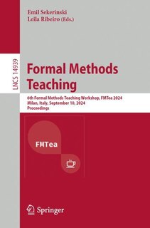 Front cover_Formal Methods Teaching