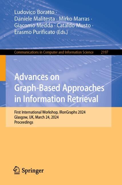 Couverture_Advances on Graph-Based Approaches in Information Retrieval