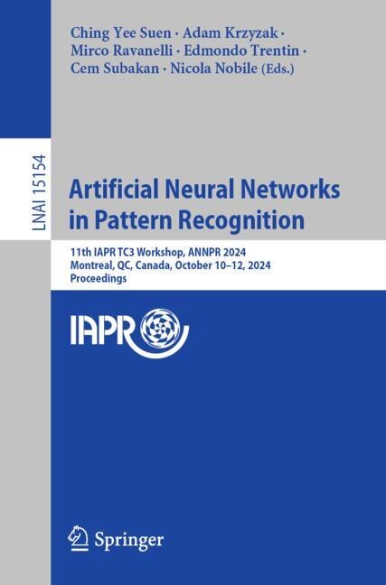 Front cover_Artificial Neural Networks in Pattern Recognition
