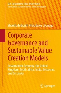 Front cover_Corporate Governance and Sustainable Value Creation Models