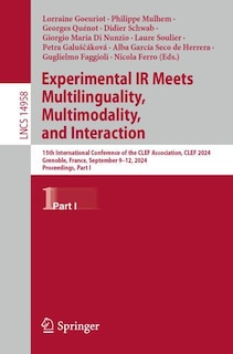 Front cover_Experimental IR Meets Multilinguality, Multimodality, and Interaction