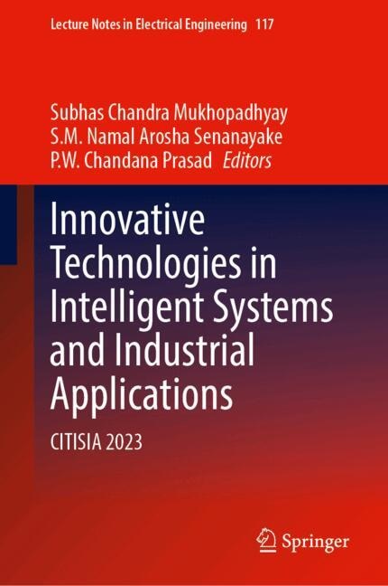 Front cover_Innovative Technologies in Intelligent Systems and Industrial Applications