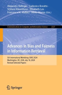 Couverture_Advances in Bias and Fairness in Information Retrieval