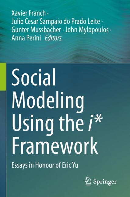 Front cover_Social Modeling Using the i* Framework