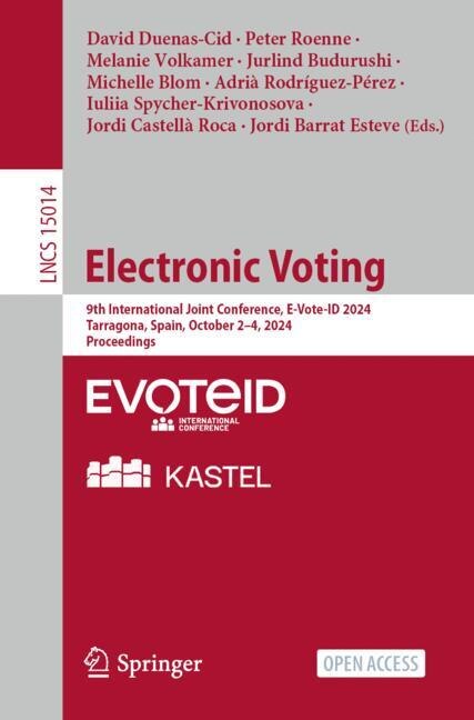 Couverture_Electronic Voting
