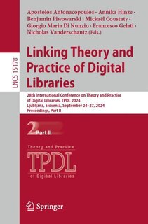 Front cover_Linking Theory and Practice of Digital Libraries