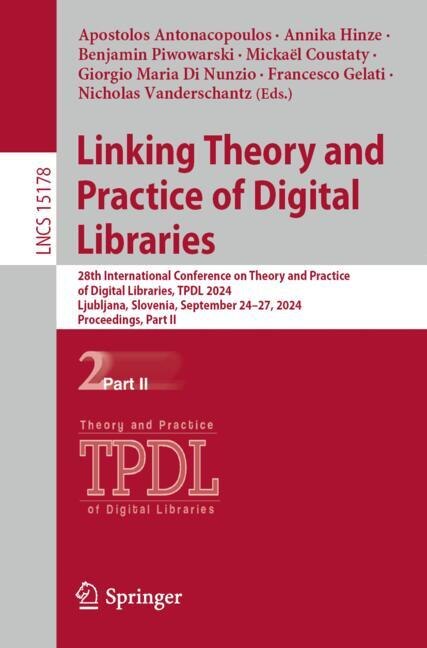 Front cover_Linking Theory and Practice of Digital Libraries