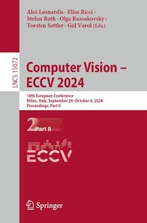 Front cover_Computer Vision - Eccv 2024