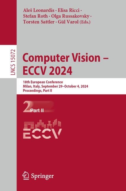 Front cover_Computer Vision - Eccv 2024