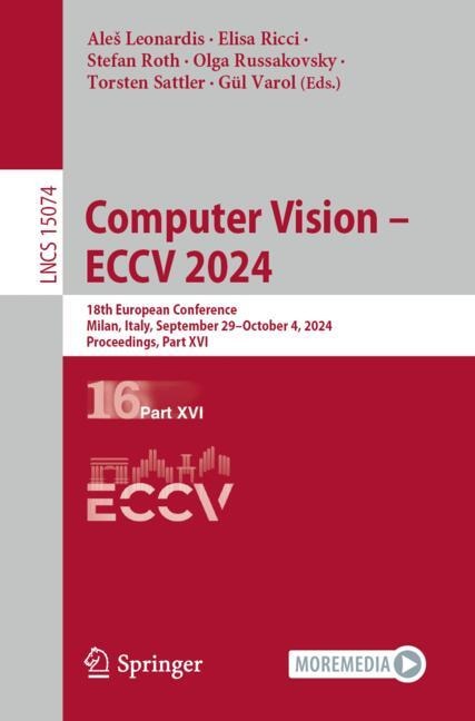 Couverture_Computer Vision - Eccv 2024