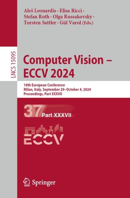 Front cover_Computer Vision - ECCV 2024