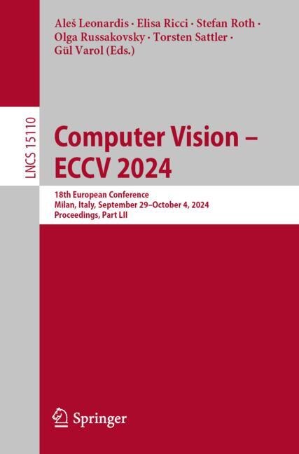 Couverture_Computer Vision - Eccv 2024