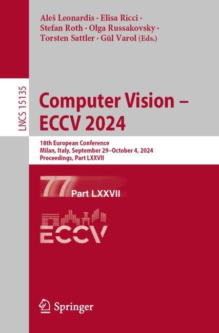 Couverture_Computer Vision - ECCV 2024