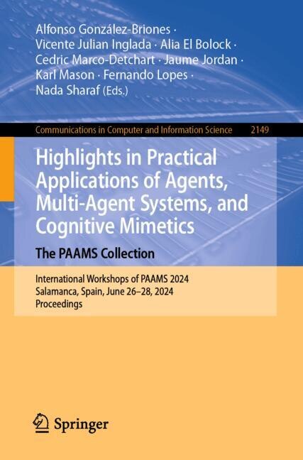 Couverture_Highlights in Practical Applications of Agents, Multi-Agent Systems, and Digital Twins