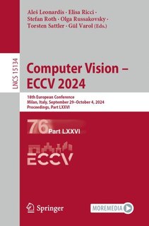 Couverture_Computer Vision - Eccv 2024