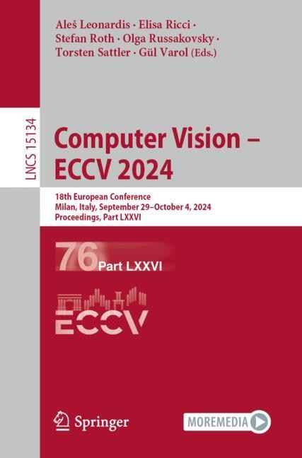 Couverture_Computer Vision - Eccv 2024