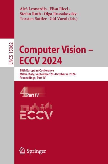 Couverture_Computer Vision - Eccv 2024