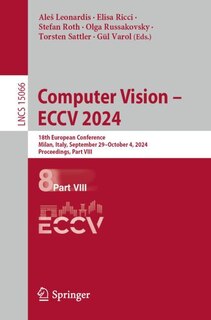 Front cover_Computer Vision - Eccv 2024