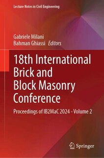 Front cover_18th International Brick and Block Masonry Conference